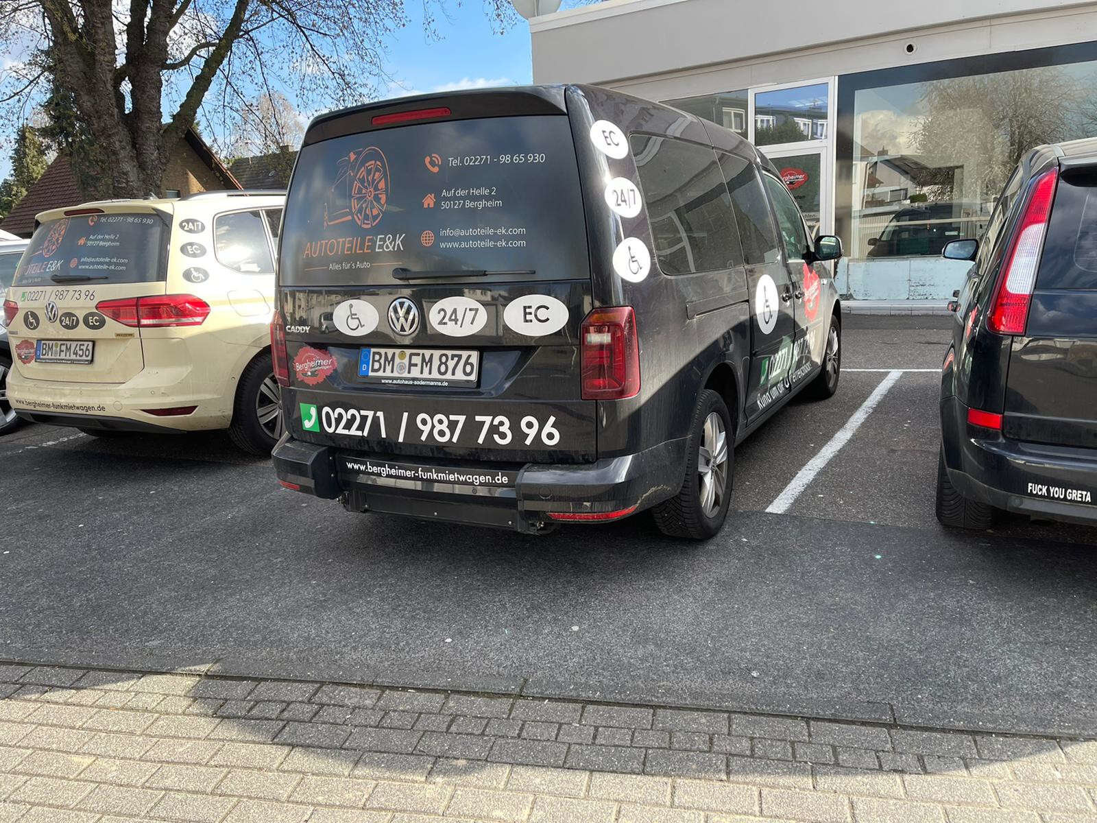 Wagen vom Bergheimer Funkmietwagen Chauffeurservice