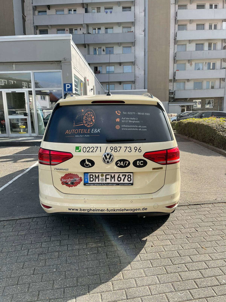 Wagen vom Bergheimer Funkmietwagen Chauffeurservice